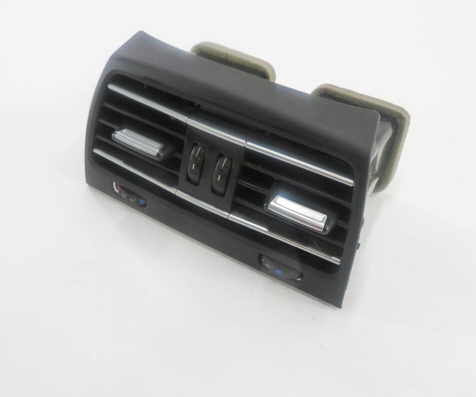 Thumbnail 7: 2012 BMW 750i (F01) REAR CENTER CONSOLE HEATER A/C AIR VENT (BLACK)