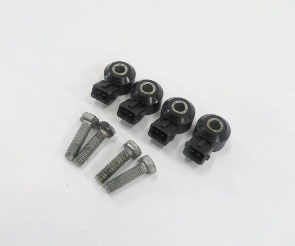 Thumbnail 1: 2012 BMW 750i (F01) 4.4L N63 TWIN TURBO ENGINE KNOCK PING DETONATION SENSOR SET