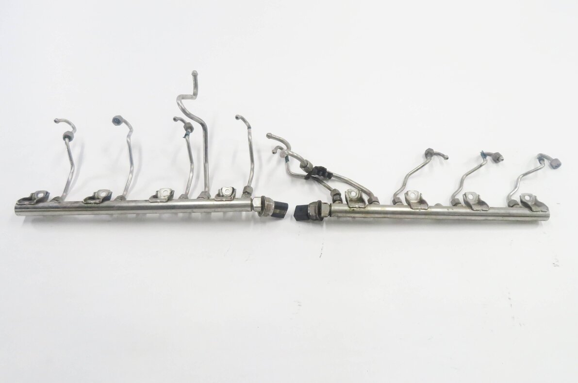 Thumbnail 5: 2012 BMW 750i (F01) 4.4L N63 TWIN TURBO ENGINE - LEFT & RIGHT FUEL RAIL SET-2