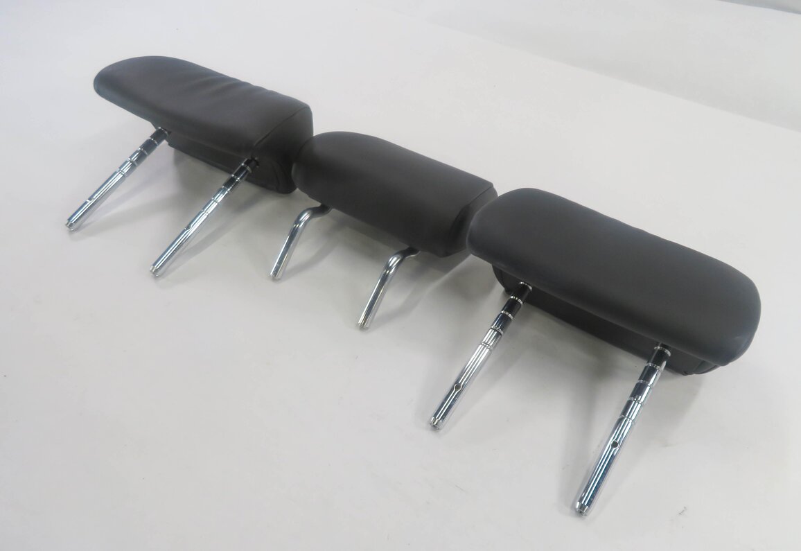 Thumbnail 10: 2012 BMW 750i (F01) REAR SEAT - LEFT / CENTER / RIGHT - HEADREST SET (BLACK)