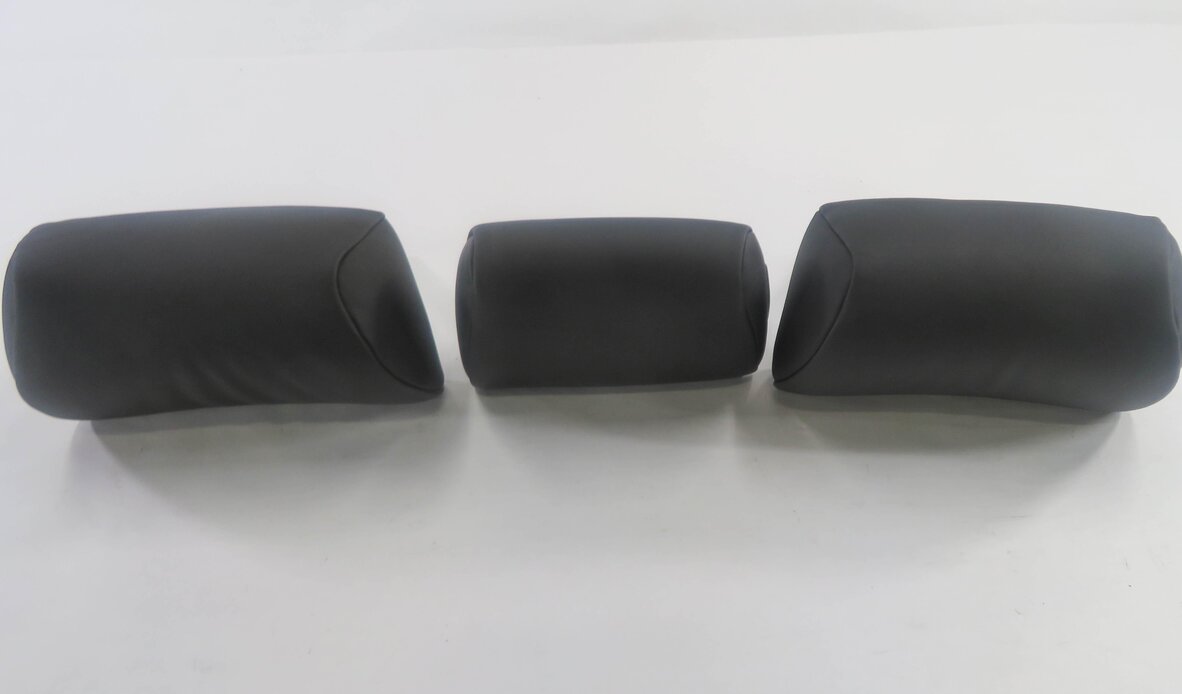 Thumbnail 4: 2012 BMW 750i (F01) REAR SEAT - LEFT / CENTER / RIGHT - HEADREST SET (BLACK)