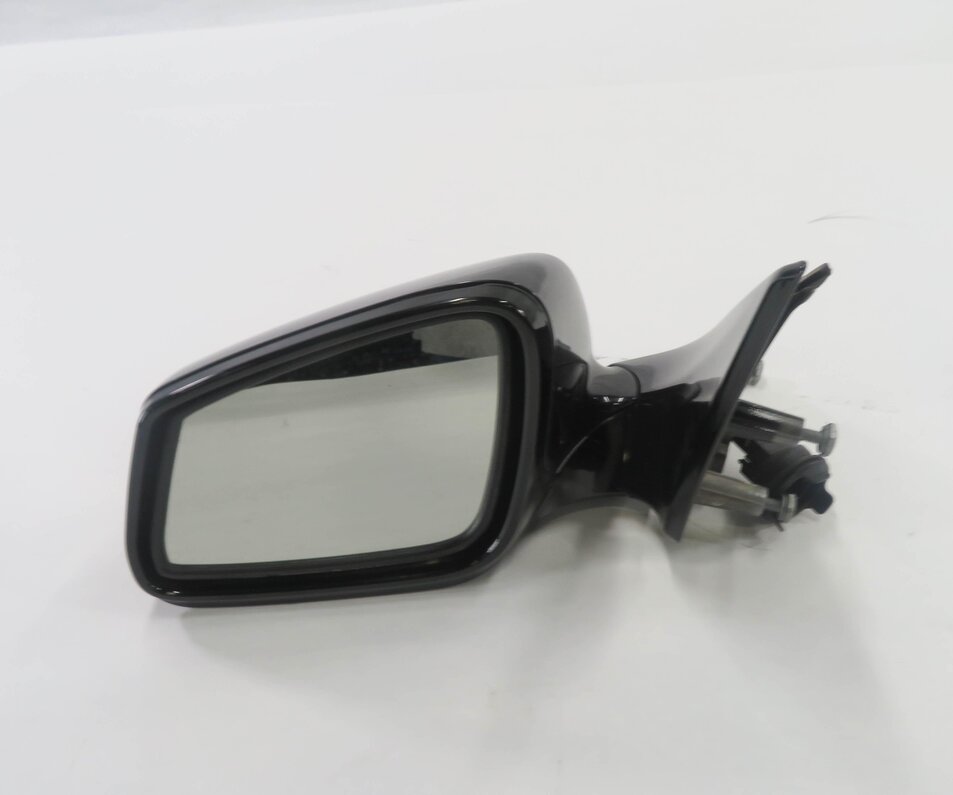 2009-2012 BMW 740i 750i 760i (F01) LEFT P-FOLD DIM HEAT MEM DOOR MIRROR (BLACK)