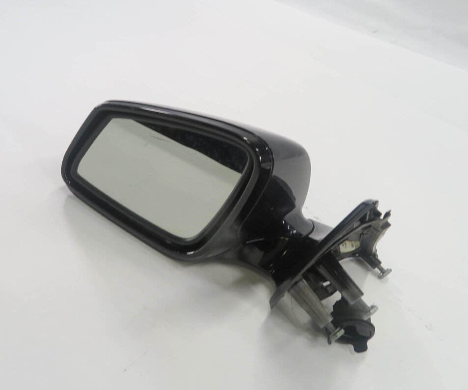Thumbnail 10: 2009-2012 BMW 740i 750i 760i (F01) LEFT P-FOLD DIM HEAT MEM DOOR MIRROR (BLACK)