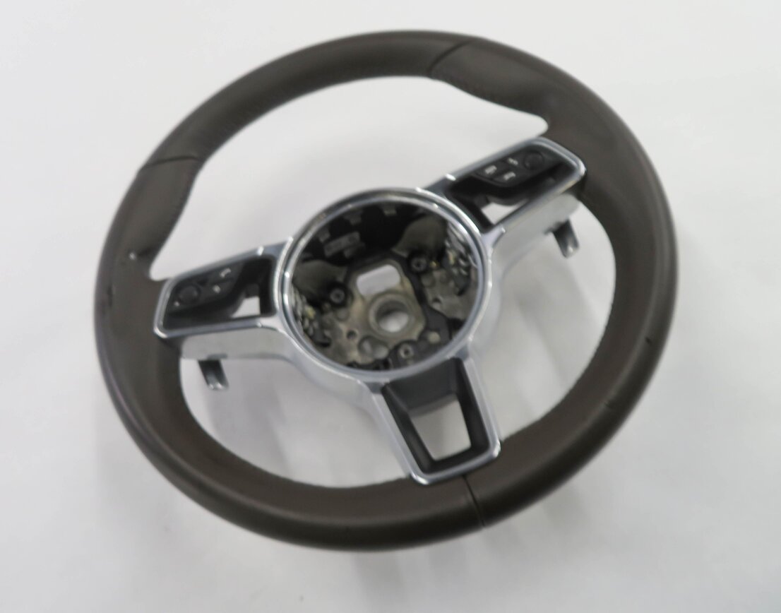 11-18 PORSCHE CAYENNE PANAMERA (958 970 G1) HEATED SPORT STEERING ESPRESSO