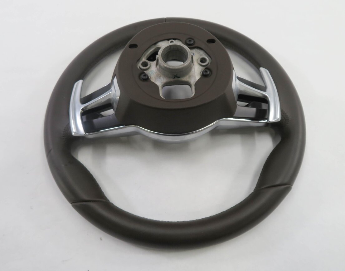 Thumbnail 6: 11-18 PORSCHE CAYENNE PANAMERA (958 970 G1) HEATED SPORT STEERING ESPRESSO