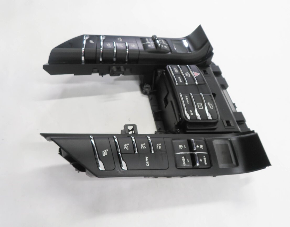 Thumbnail 4: 2011-2018 PORSCHE CAYENNE (958) FRONT HEATER A/C TEMPERATURE CONTROL PANEL