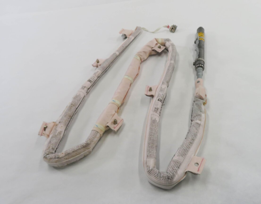 Thumbnail 2: 11-18 PORSCHE CAYENNE (958) RIGHT PASSENGER ROOF SIDE CURTAIN SRS AIRBAG AIR BAG