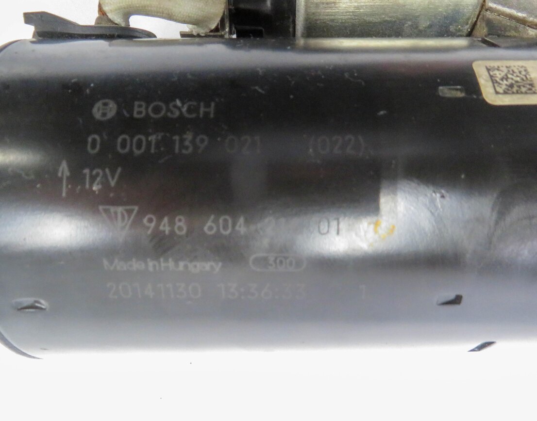 Thumbnail 7: 2015-2018 PORSCHE CAYENNE MACAN (957 95B) 3.0L / 3.6L TURBO ENGINE STARTER MOTOR