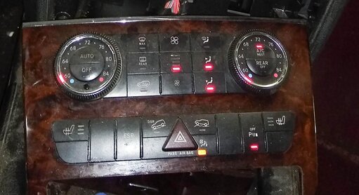 Thumbnail 2: 2009 MERCEDES ML320 (W164) HEATED SEAT ESP HILL DESCENT PDC HAZARD LIGHT SWITCH
