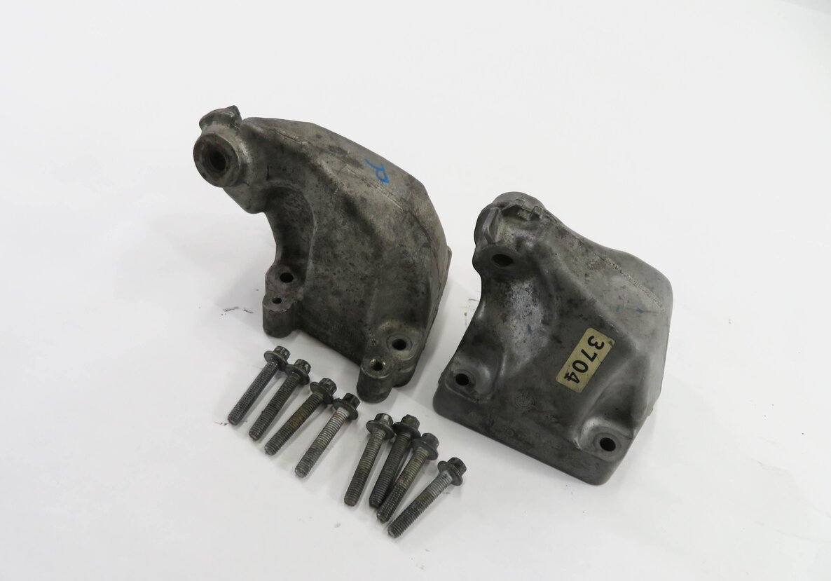 09 MERCEDES ML320 (W164) 3.0L OM642 DIESEL LEFT & RIGHT ENGINE MOUNT BRACKET SET