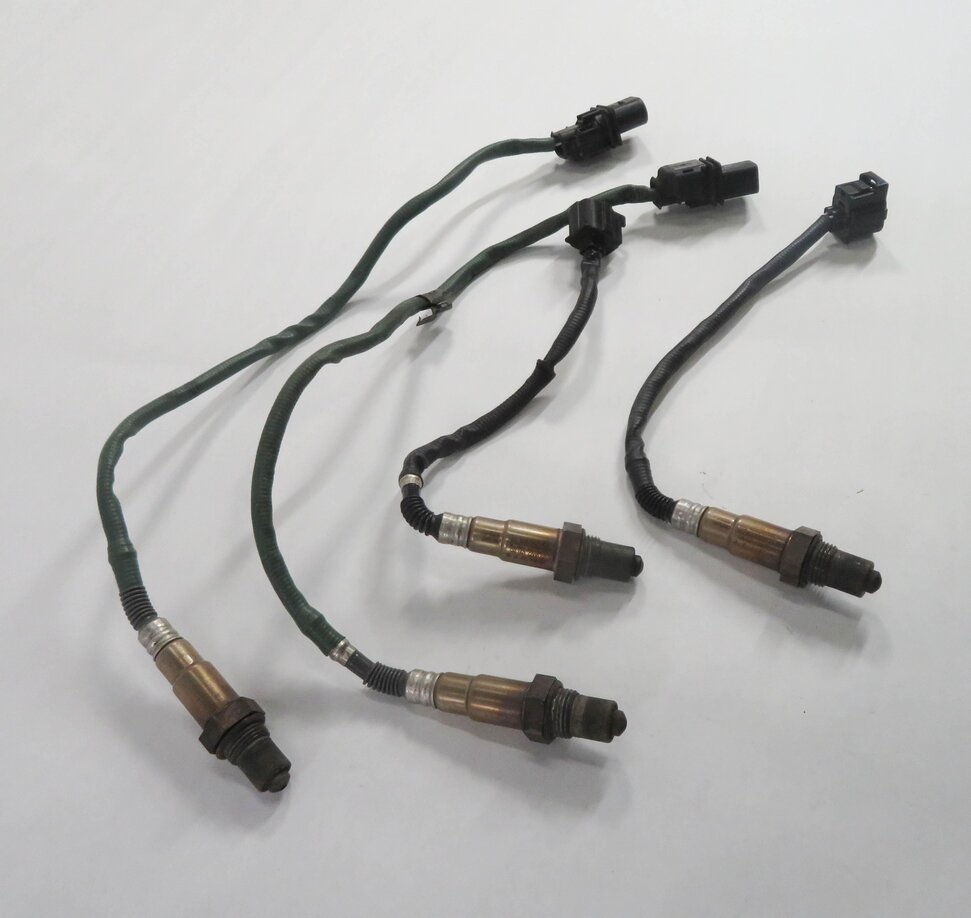 Thumbnail 2: 2010 MERCEDES CLS550 (W219) PRE / POST CAT O2 OXYGEN LAMBDA PROBE SENSOR SET-4