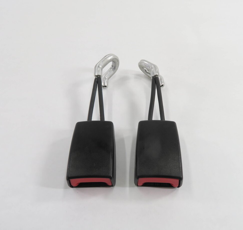 2010 MERCEDES CLS550 (W219) REAR SEAT SEATBELT BUCKLE RECEIVER SET-2 (BLACK)