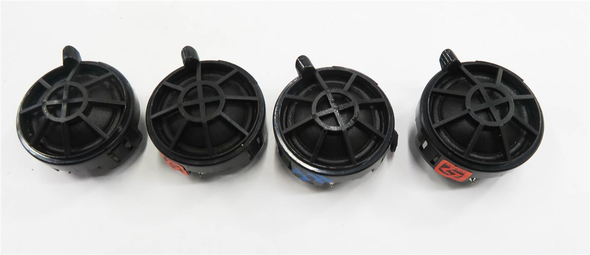 Thumbnail 5: 2010 MERCEDES CLS CLS550 (W219) LOGIC 7 AUDIO SUBWOOFER TWEETER SPEAKER SET-12