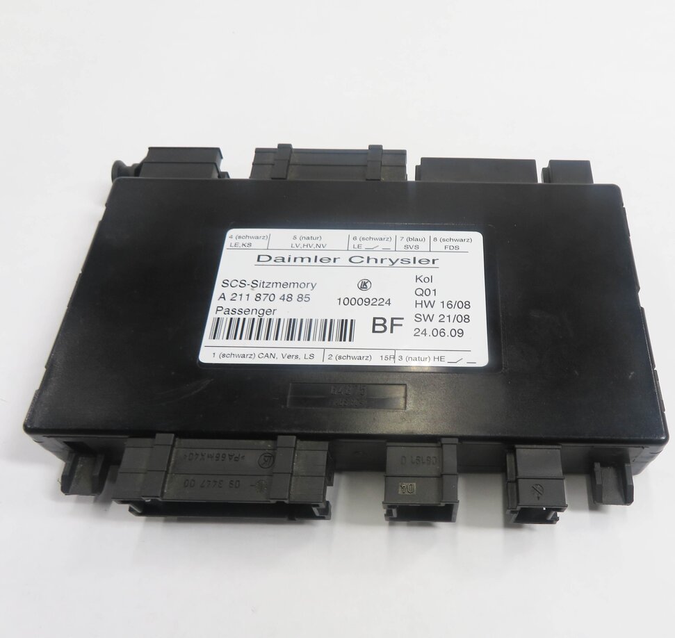 2010 MERCEDES CLS550 (W219) RIGHT FRONT PASSENGER SEAT CONTROL MODULE