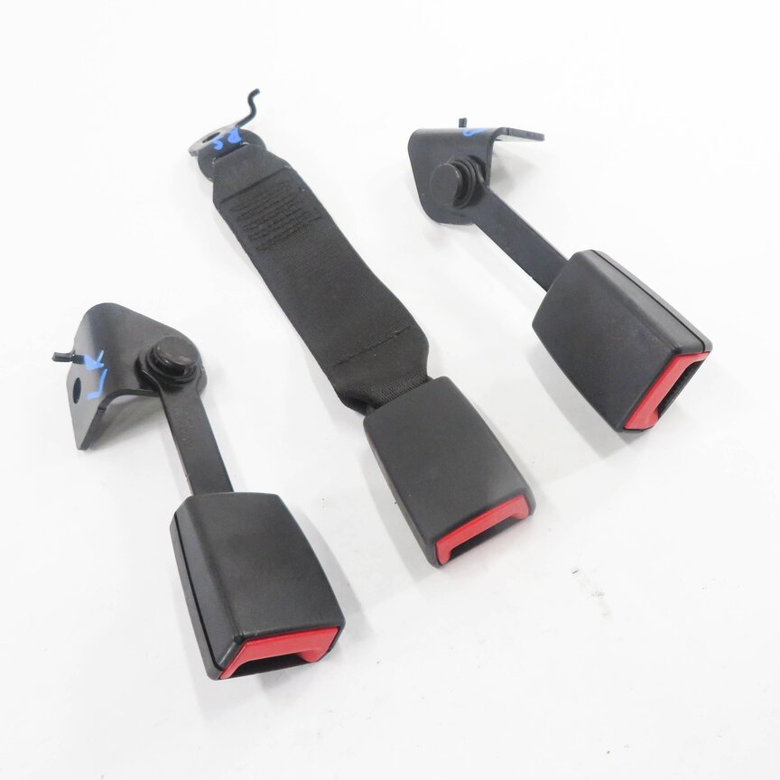 2011 BMW ACTIVEHYBRID 7 (F04) REAR SEAT SEATBELT BUCKLE RECEIVER SET-3 (BLACK)