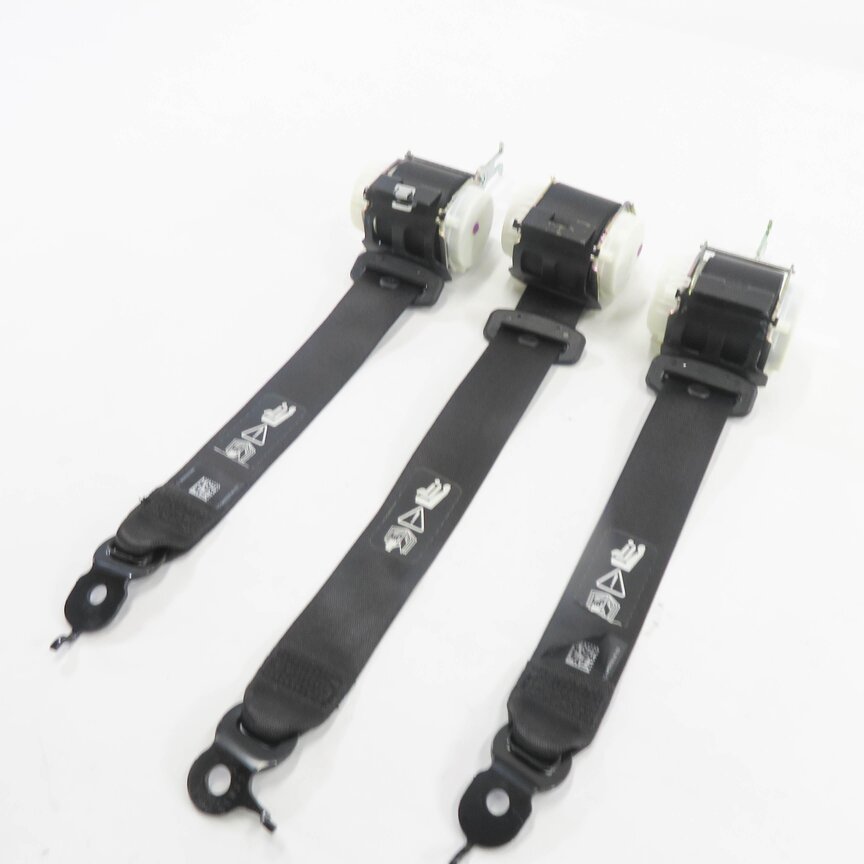 2011 BMW ACTIVEHYBRID 7 (F04) REAR - SEATBELT RETRACTOR SET-3 (BLACK)