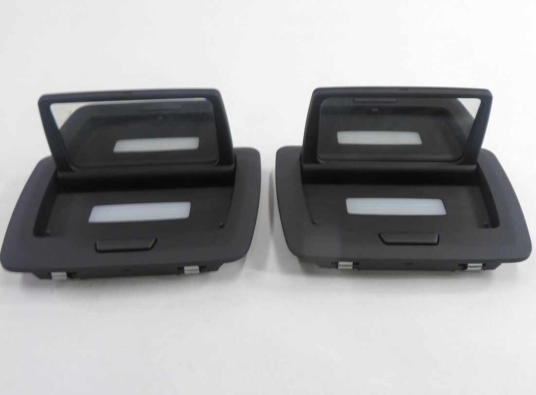 Thumbnail 3: 2011 BMW ACTIVEHYBRID 7 (F04) REAR - LEFT & RIGHT VANITY MIRROR SET (BLACK)