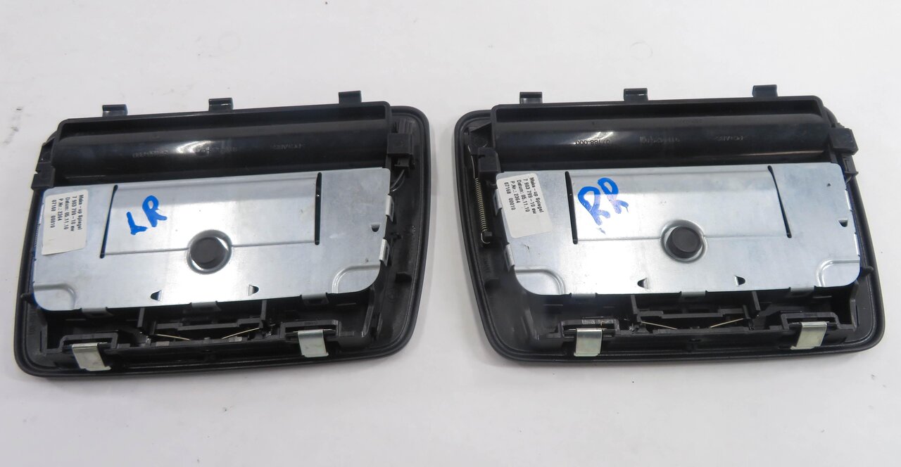 Thumbnail 7: 2011 BMW ACTIVEHYBRID 7 (F04) REAR - LEFT & RIGHT VANITY MIRROR SET (BLACK)
