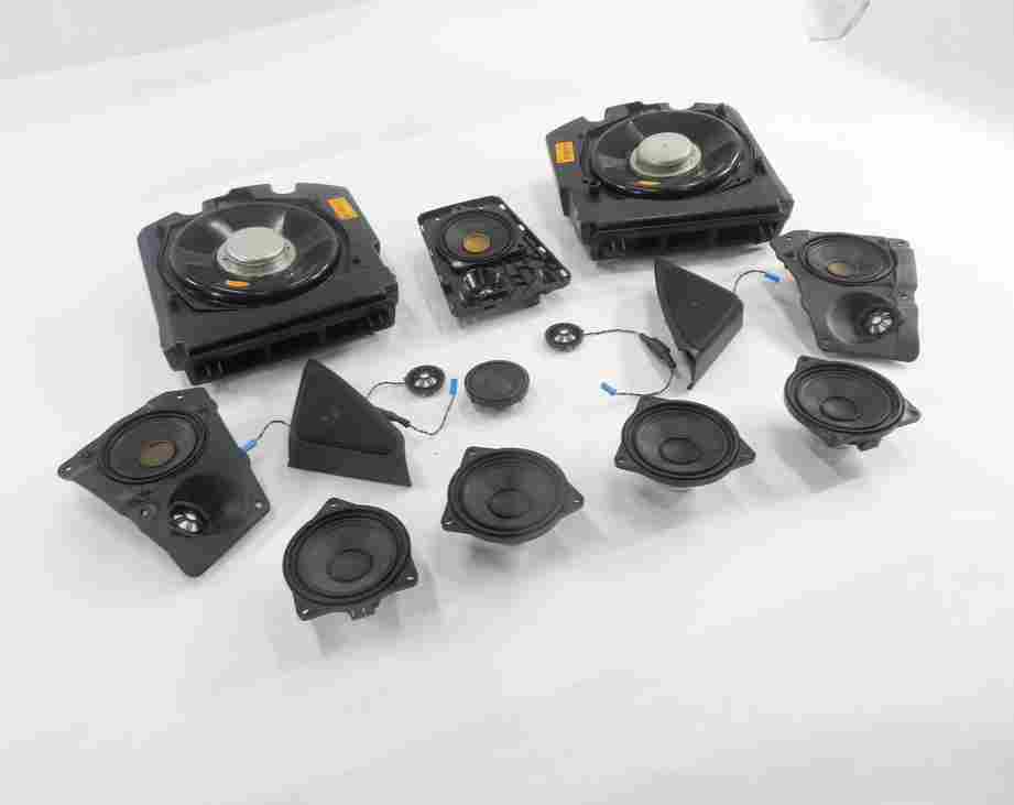 2011 BMW 750Li (F02 F04) LWB HiFi AUDIO SUBWOOFER TWEETER SPEAKER SET-14