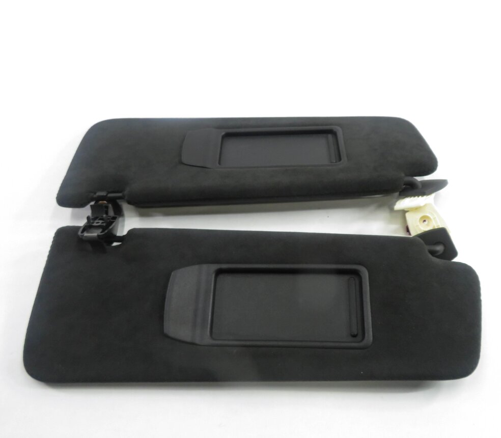 Thumbnail 2: 2009-2015 BMW 740i 750i 760i B7 (F01) FRONT LEFT & RIGHT SUN VISOR SET/2 (BLACK)