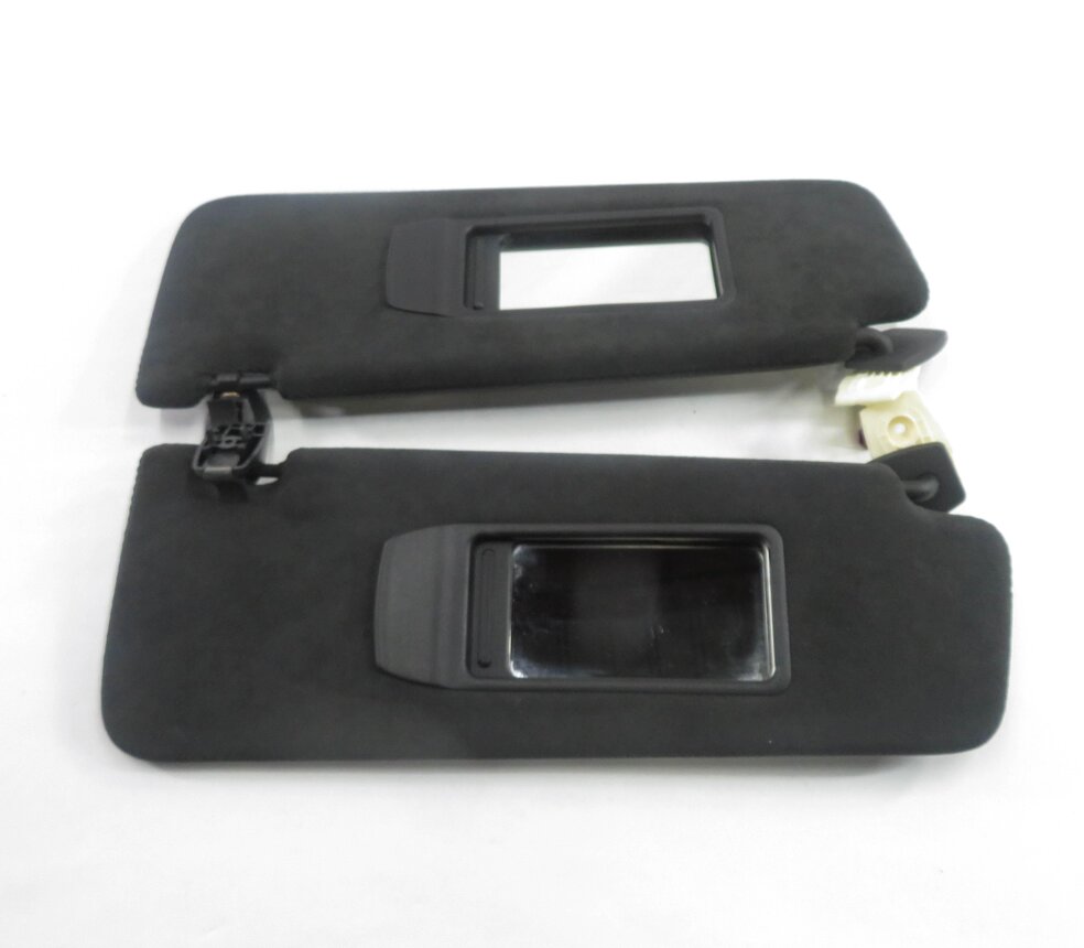 Thumbnail 3: 2009-2015 BMW 740i 750i 760i B7 (F01) FRONT LEFT & RIGHT SUN VISOR SET/2 (BLACK)