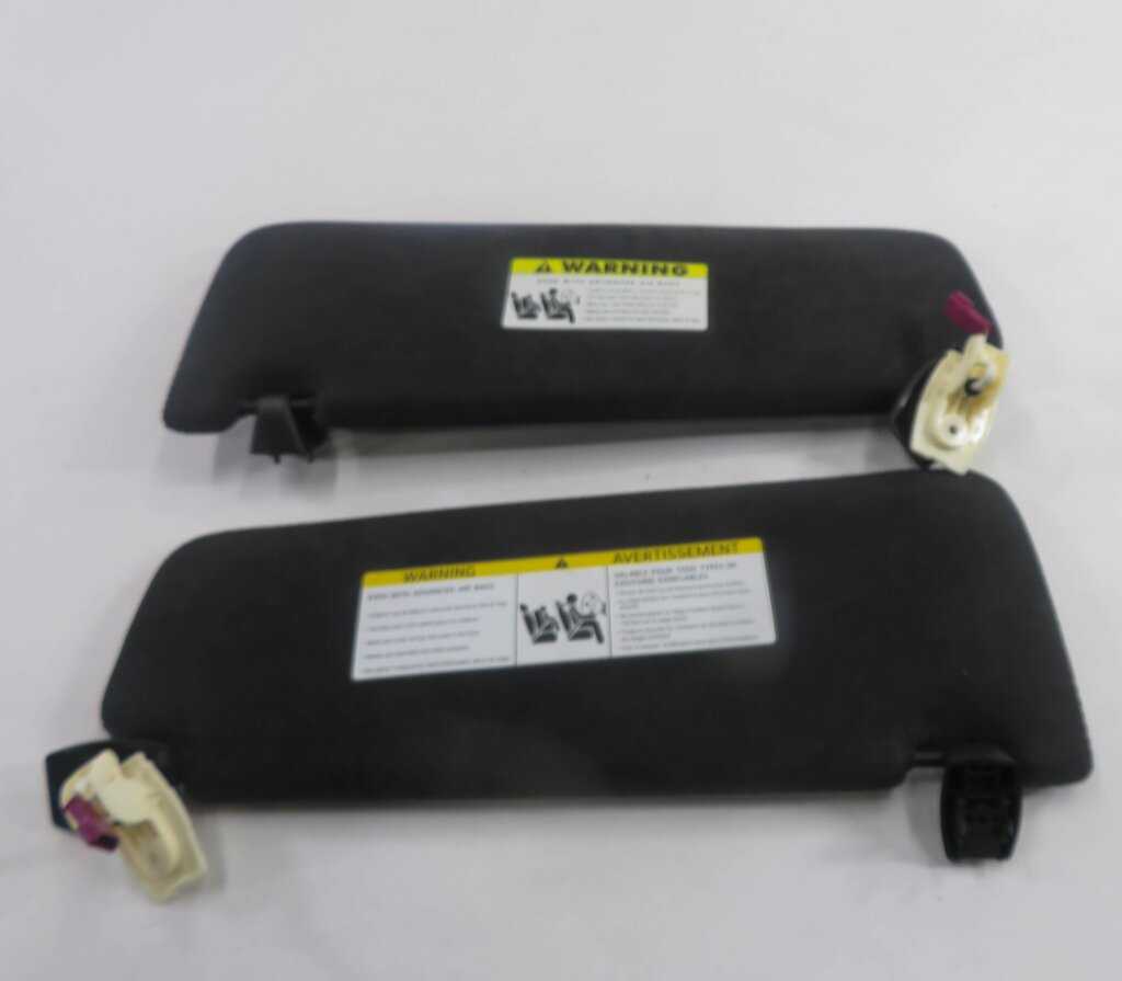 Thumbnail 7: 2009-2015 BMW 740i 750i 760i B7 (F01) FRONT LEFT & RIGHT SUN VISOR SET/2 (BLACK)
