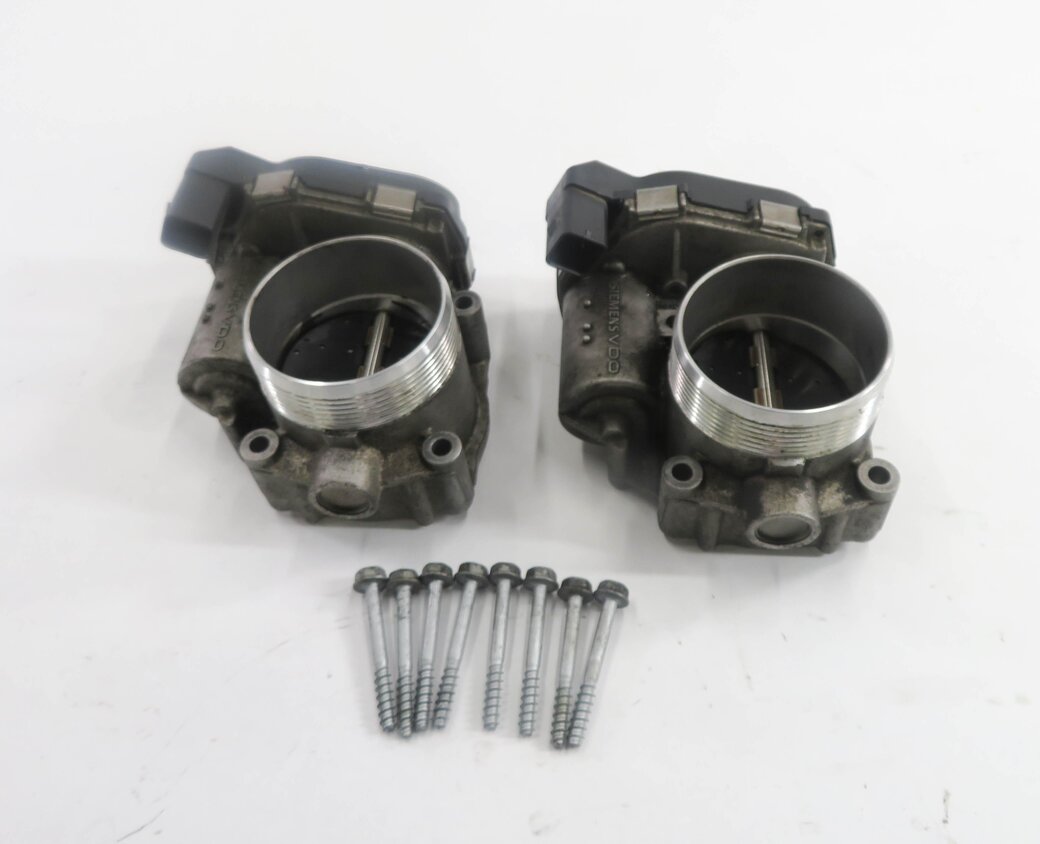 Thumbnail 2: 08-18 BMW 550i 650i 750i B6 B7 M5 M6 X5 X6 4.4L TWIN TURBO THROTTLE BODY SET-2