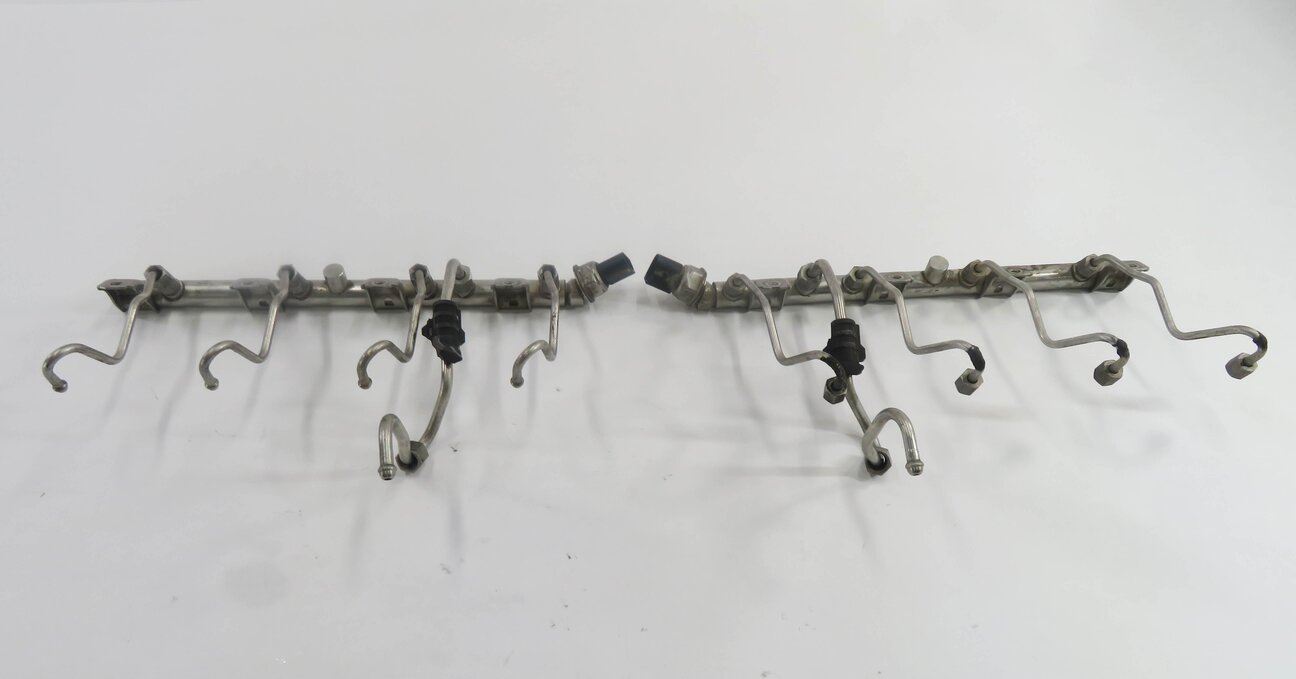 Thumbnail 3: 2011 BMW ACTIVEHYBRID 7 (F04) 4.4L N63 ENGINE - LEFT & RIGHT FUEL RAIL SET-2