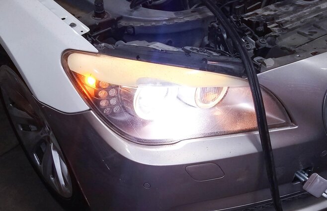 Thumbnail 2: 09-12 BMW 740i 750i 760i B7 (F01) RIGHT PASSENGER ADAPTIVE XENON HEADLIGHT LAMP