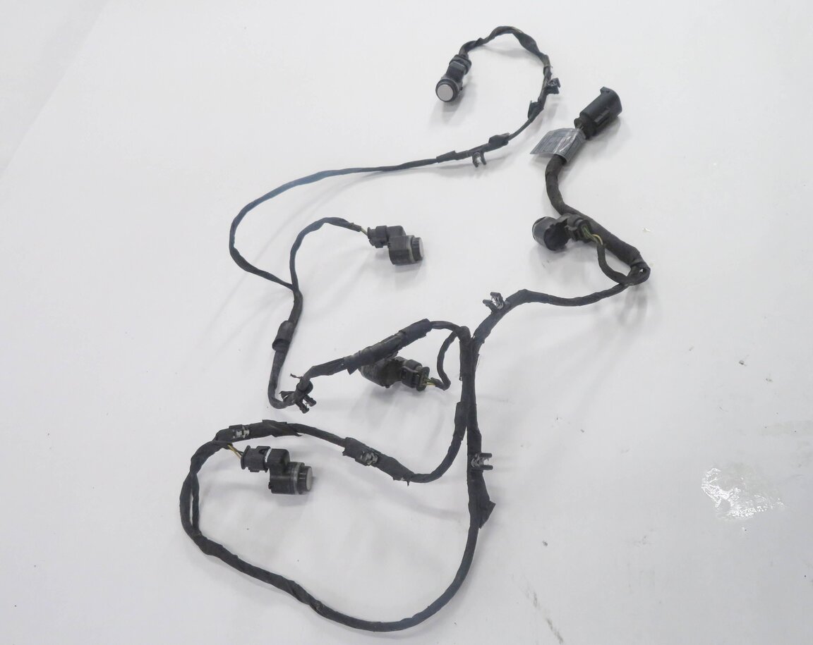 Thumbnail 4: 2011 BMW ACTIVEHYBRID 7 (F04) FRONT PDC PARK DISTANCE SENSOR SET w/ HARNESS GRAY