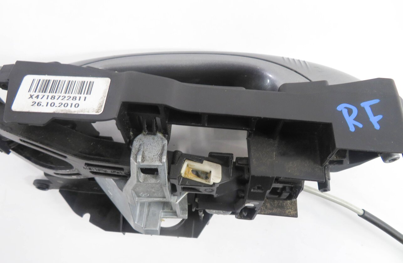 Thumbnail 6: 09-15 BMW 740i 750i 760i (F01 F02 F04) RIGHT FRONT EXTERIOR DOOR HANDLE (GRAY)