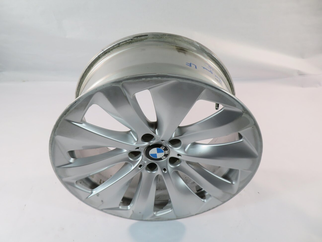 Thumbnail 2: 10-15 BMW 740i 750i 760i (F01 F02 F04) 19x9.5 - LEFT FRONT FAN SPOKE WHEEL RIM