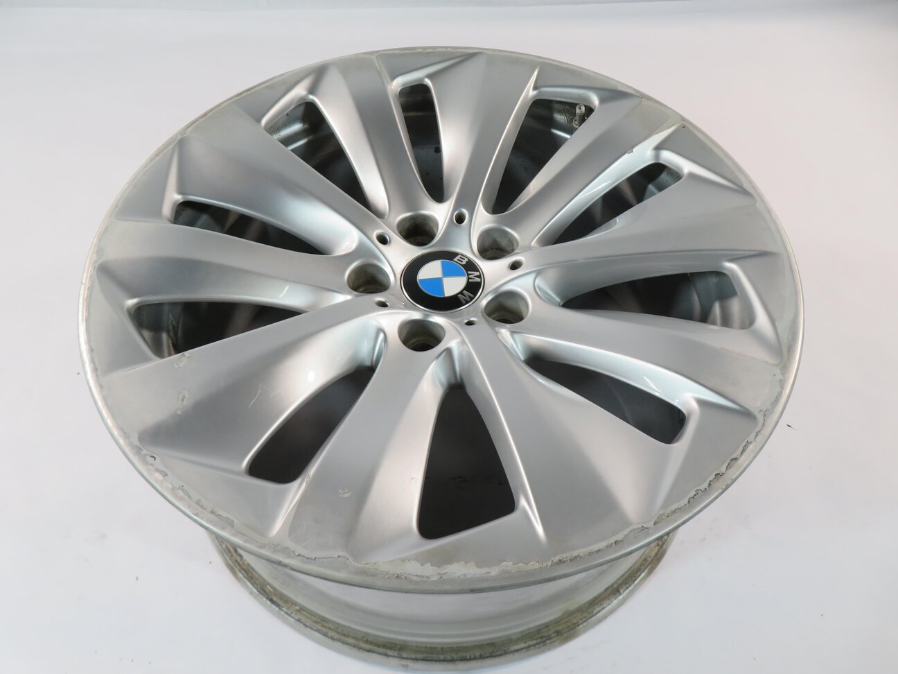 Thumbnail 3: 10-15 BMW 740i 750i 760i (F01 F02 F04) 19x9.5 - LEFT FRONT FAN SPOKE WHEEL RIM