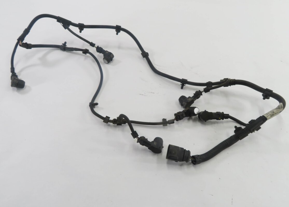 Thumbnail 2: 2008 PORSCHE CAYENNE (957) REAR PDC PARK DISTANCE SENSOR SET w/ HARNESS (SILVER)