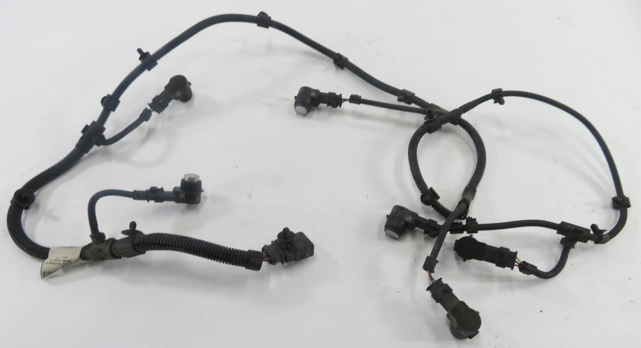 Thumbnail 5: 2008 PORSCHE CAYENNE (957) REAR PDC PARK DISTANCE SENSOR SET w/ HARNESS (SILVER)