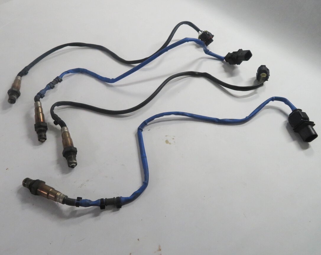 2008 PORSCHE CAYENNE (957) 4.8L TWIN TURBO ENGINE - O2 OXYGEN PROBE SENSOR SET-4
