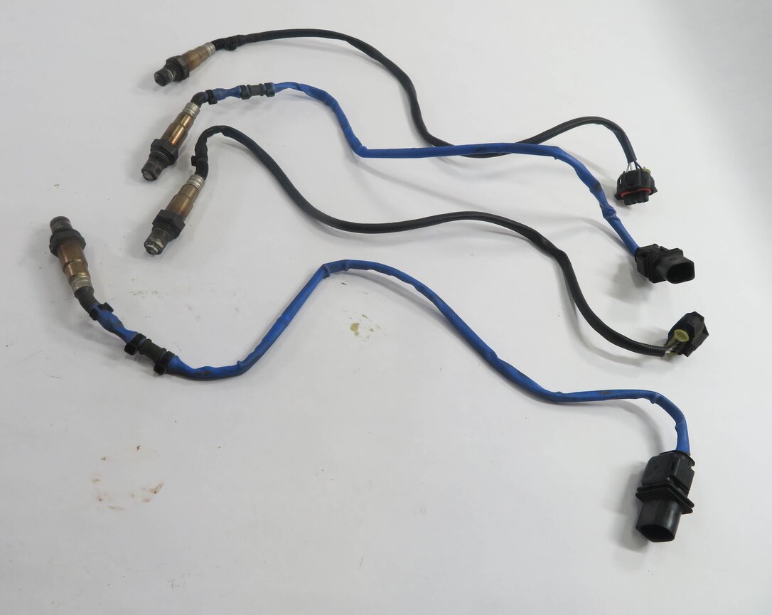 Thumbnail 2: 2008 PORSCHE CAYENNE (957) 4.8L TWIN TURBO ENGINE - O2 OXYGEN PROBE SENSOR SET-4
