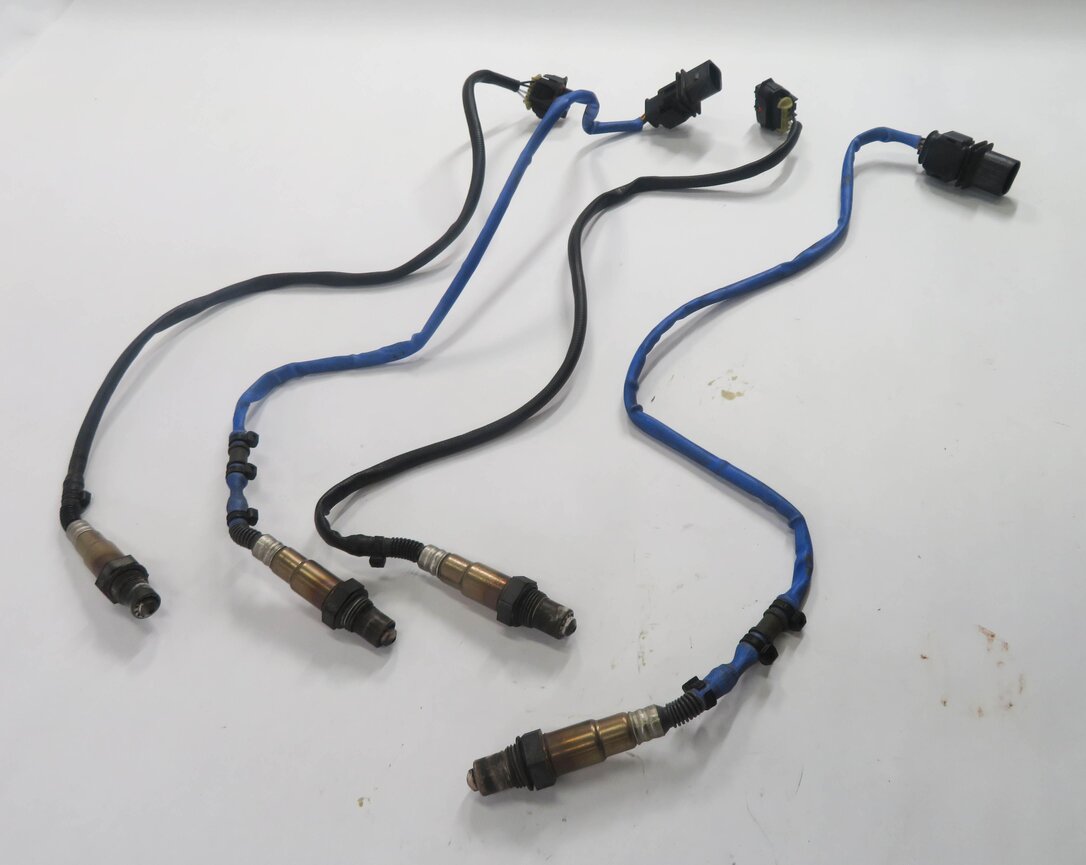 Thumbnail 3: 2008 PORSCHE CAYENNE (957) 4.8L TWIN TURBO ENGINE - O2 OXYGEN PROBE SENSOR SET-4