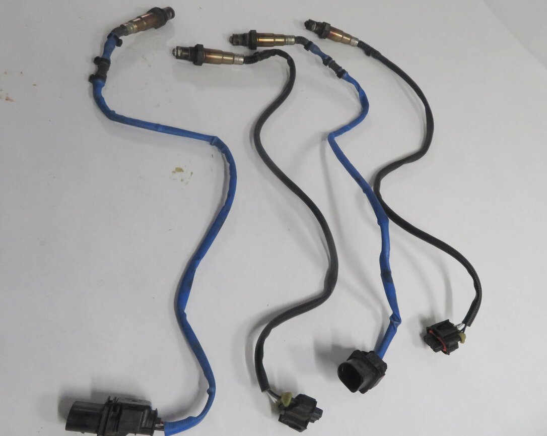 Thumbnail 4: 2008 PORSCHE CAYENNE (957) 4.8L TWIN TURBO ENGINE - O2 OXYGEN PROBE SENSOR SET-4