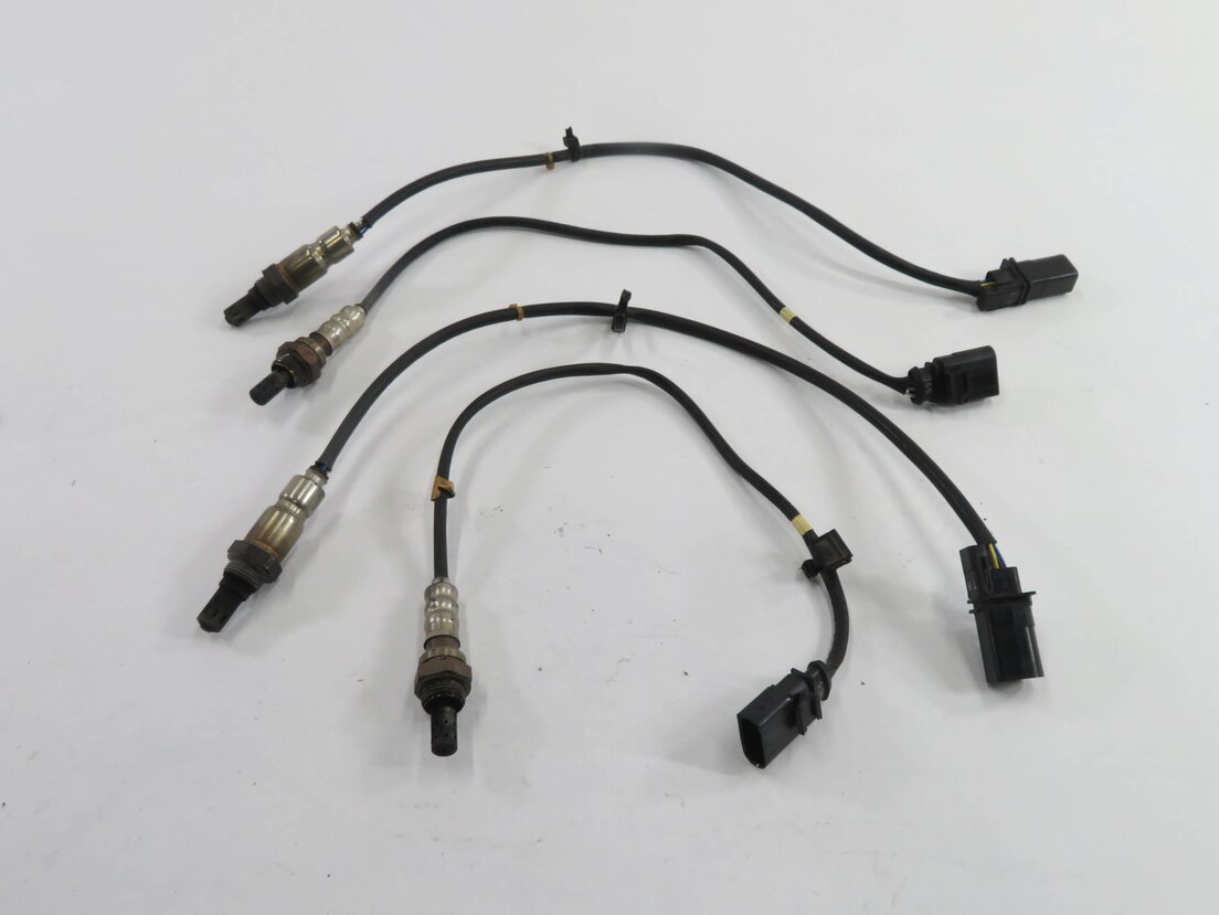 Thumbnail 2: 2012 AUDI A6 (C7) 3.0L SUPERCHARGED ENGINE - O2 OXYGEN LAMBDA PROBE SENSOR SET