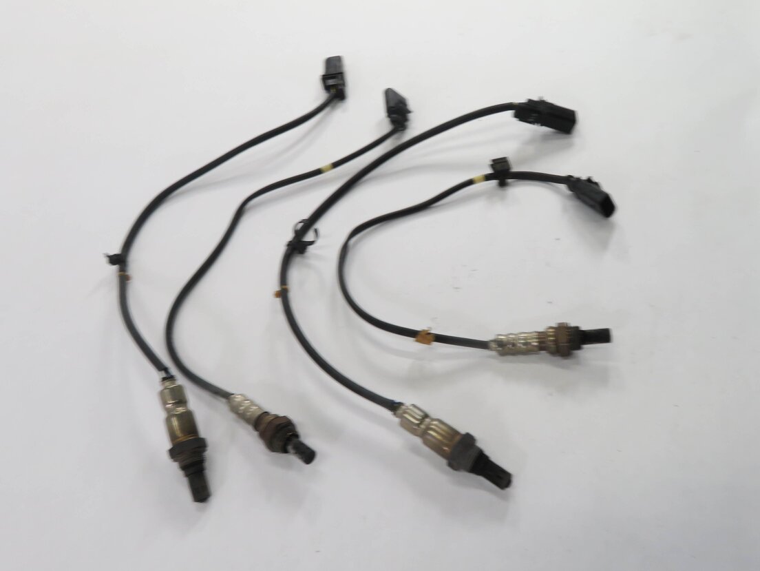 Thumbnail 3: 2012 AUDI A6 (C7) 3.0L SUPERCHARGED ENGINE - O2 OXYGEN LAMBDA PROBE SENSOR SET