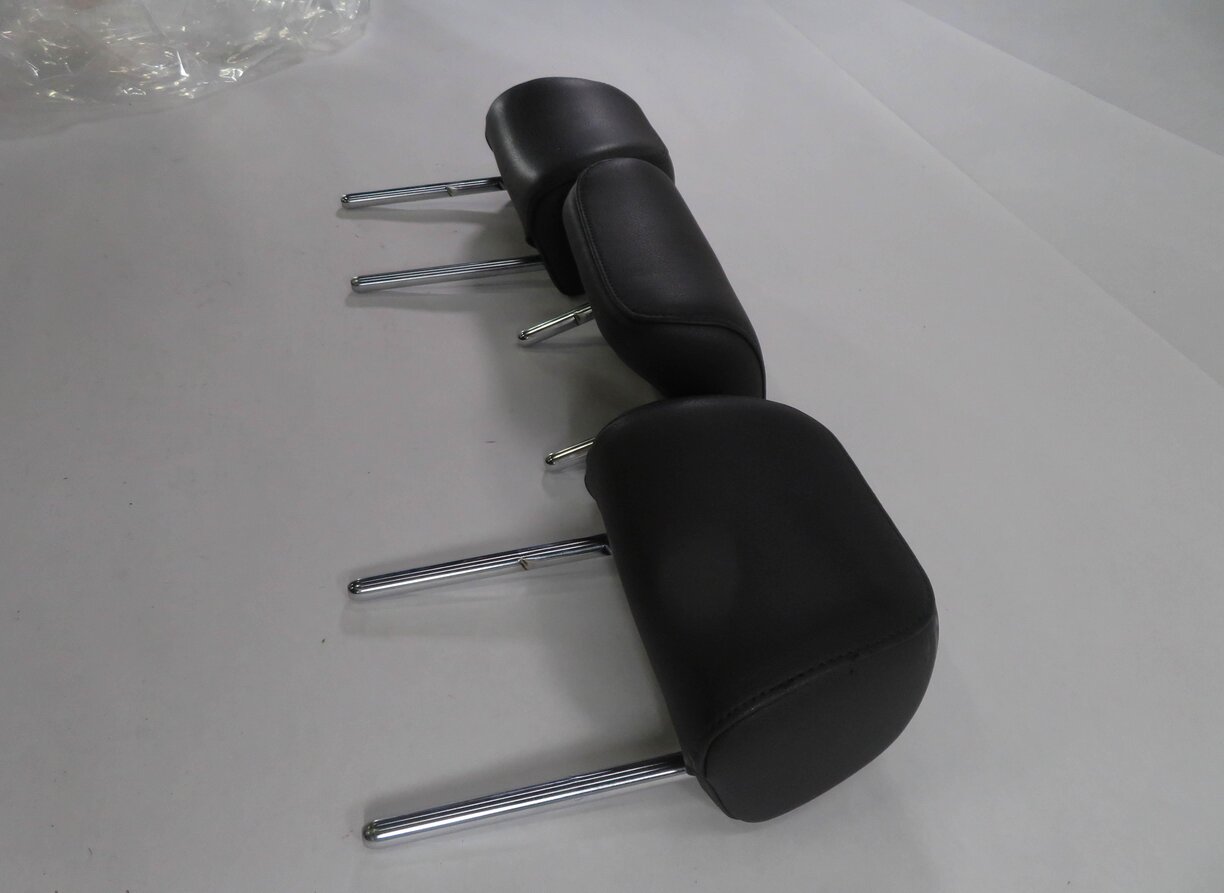 Thumbnail 4: 2012 AUDI A6 (C7) REAR SEAT LEFT / CENTER / RIGHT HEADREST SET (BLACK LEATHER)
