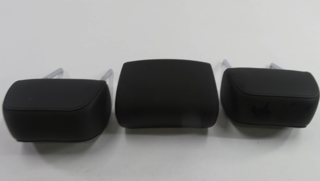 Thumbnail 5: 2012 AUDI A6 (C7) REAR SEAT LEFT / CENTER / RIGHT HEADREST SET (BLACK LEATHER)