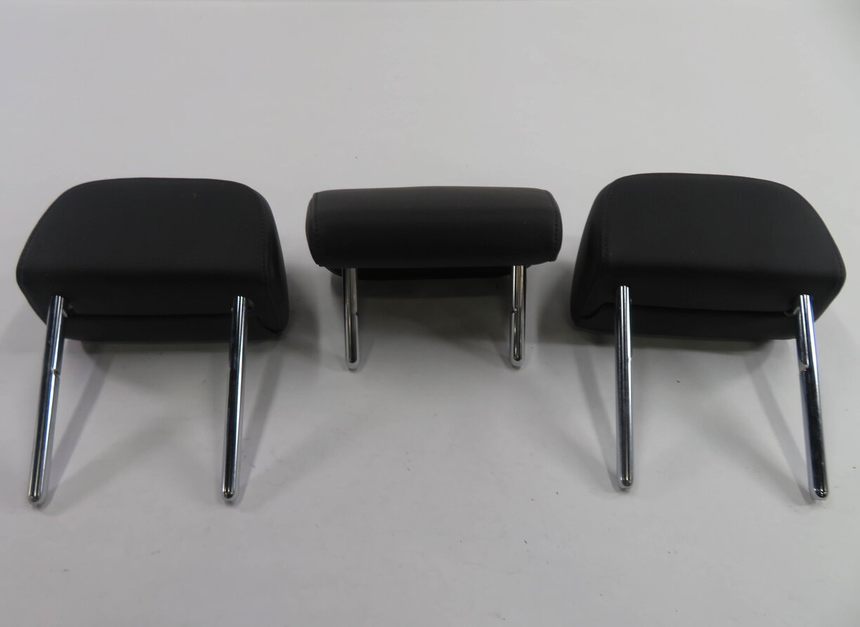 Thumbnail 6: 2012 AUDI A6 (C7) REAR SEAT LEFT / CENTER / RIGHT HEADREST SET (BLACK LEATHER)