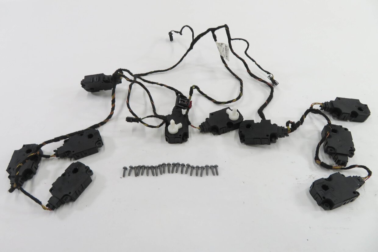 Thumbnail 2: 2012 AUDI A6 (C7) HEATER A/C BLEND DOOR SERVO ACTUATOR MOTOR SET w/ HARNESS
