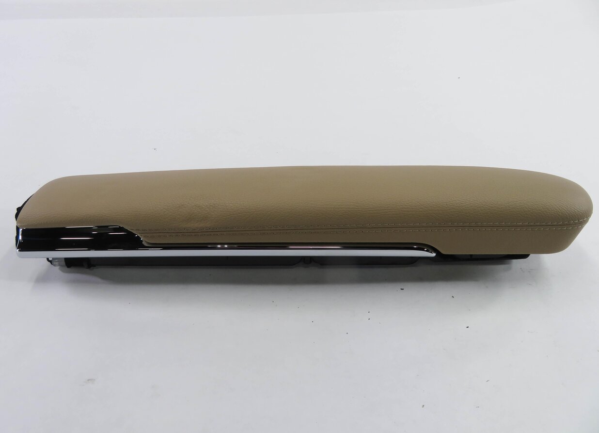 2012 MERCEDES S550 (W221) RIGHT FRONT PASSENGER DOOR ARMREST (BROWN LEATHER 214)