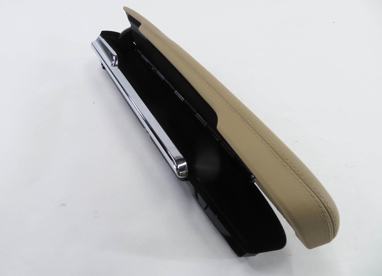 Thumbnail 6: 2012 MERCEDES S550 (W221) RIGHT FRONT PASSENGER DOOR ARMREST (BROWN LEATHER 214)
