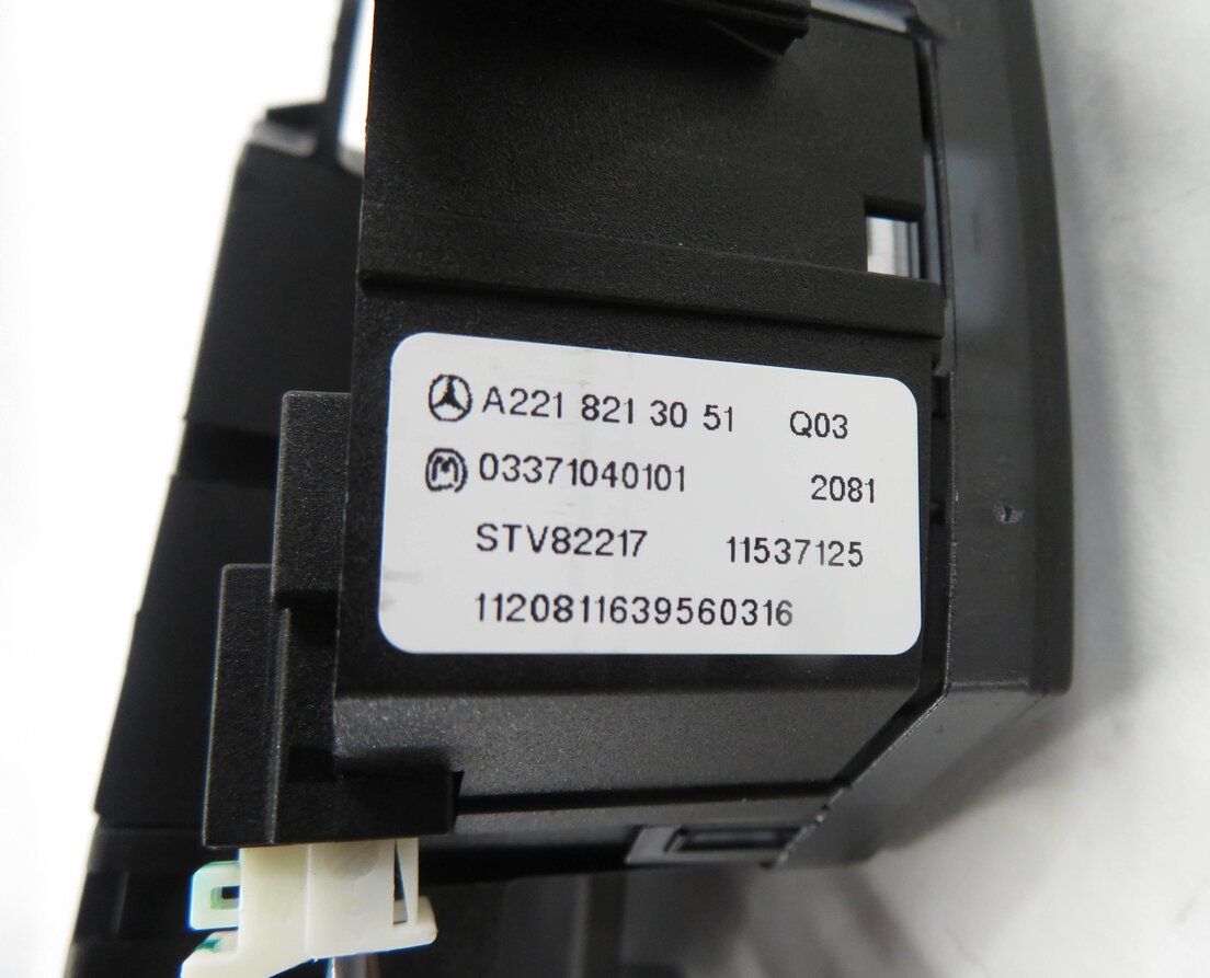 Thumbnail 8: 07-14 MERCEDES CL550 CL600 S350 S400 S450 S550 - LEFT DRIVER SEAT CONTROL SWITCH