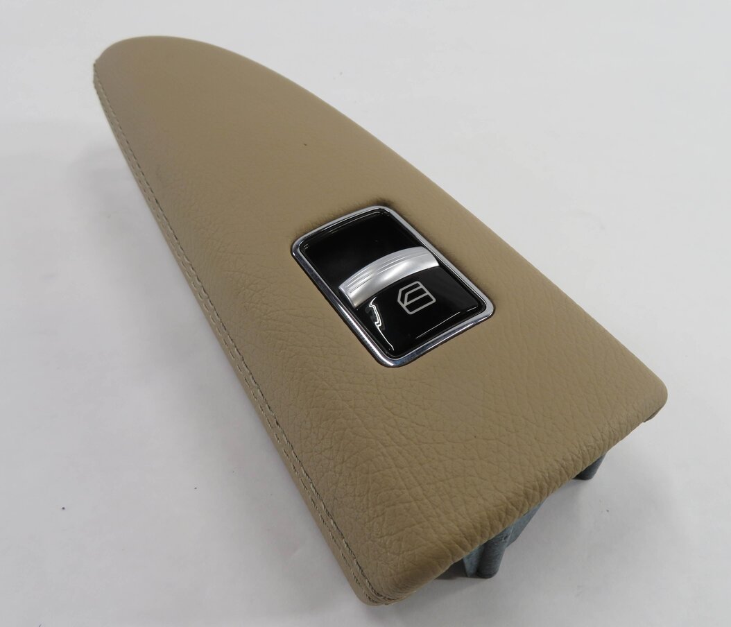 2012 MERCEDES S550 (W221) RIGHT FRONT PASSENGER DOOR WINDOW SWITCH (BROWN)