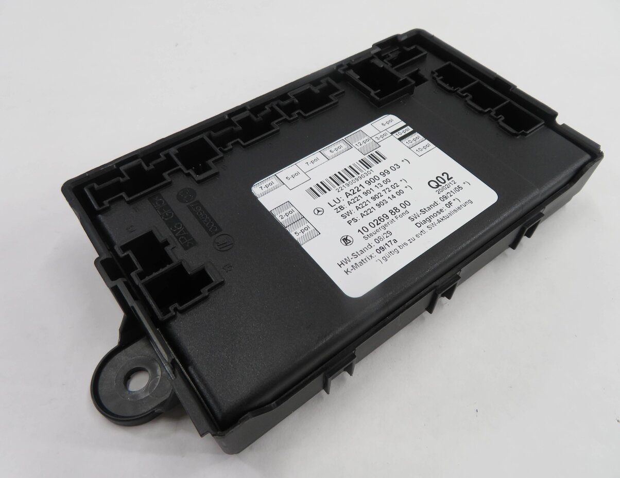 2012 MERCEDES S550 (W221) RIGHT REAR DOOR CONTROL MODULE